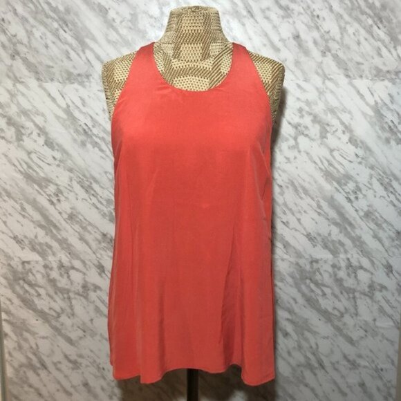 Joie Silk Tank Top Pink Size Large - Picture 1 of 6